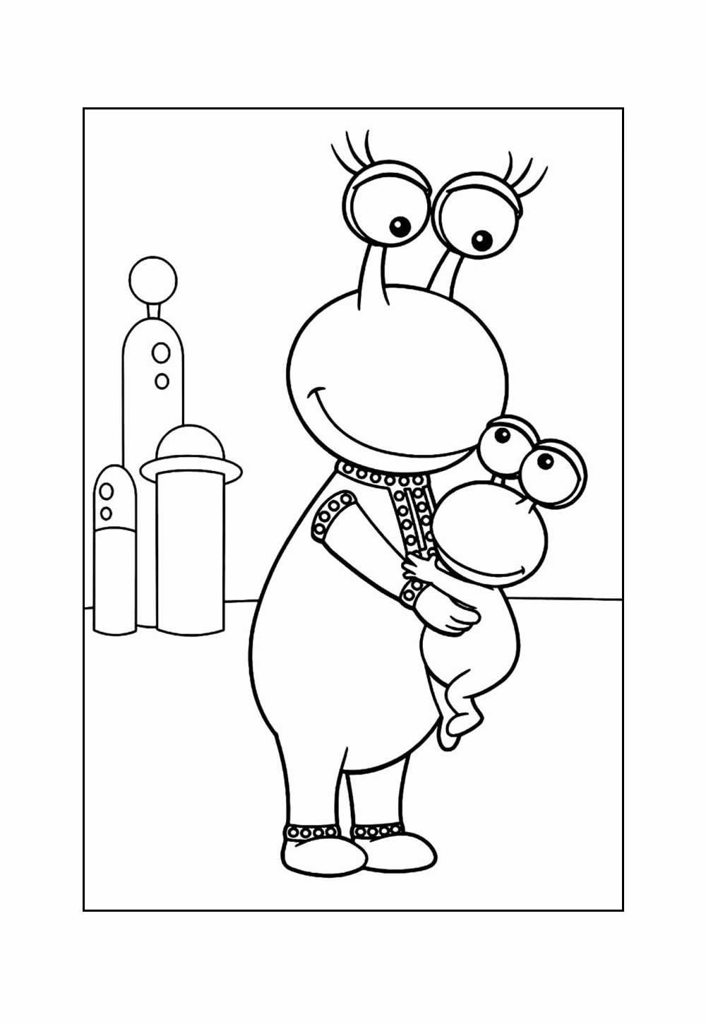 Desenho de Backyardigans para colorir