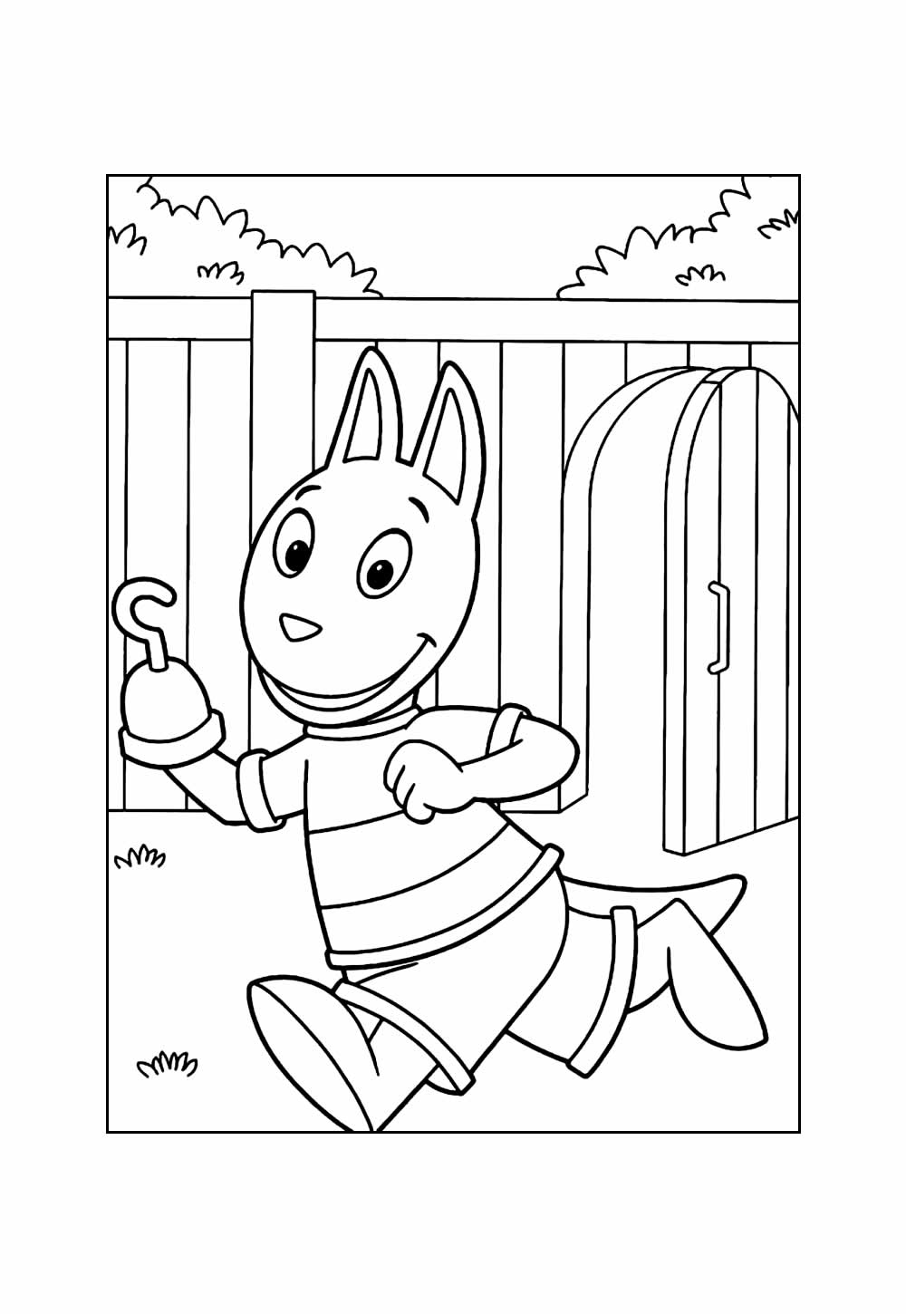 Desenho de Backyardigans para pintar