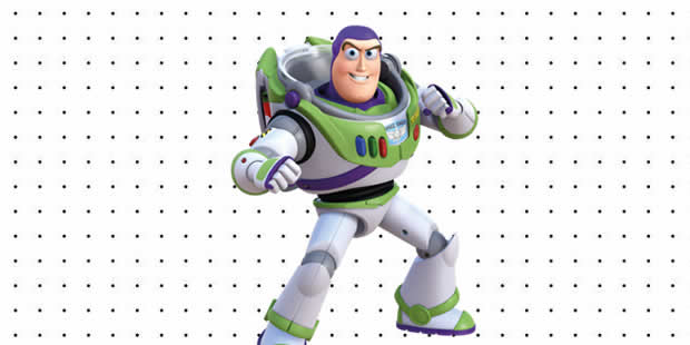 Desenhos de Buzz Lightyear para pintar