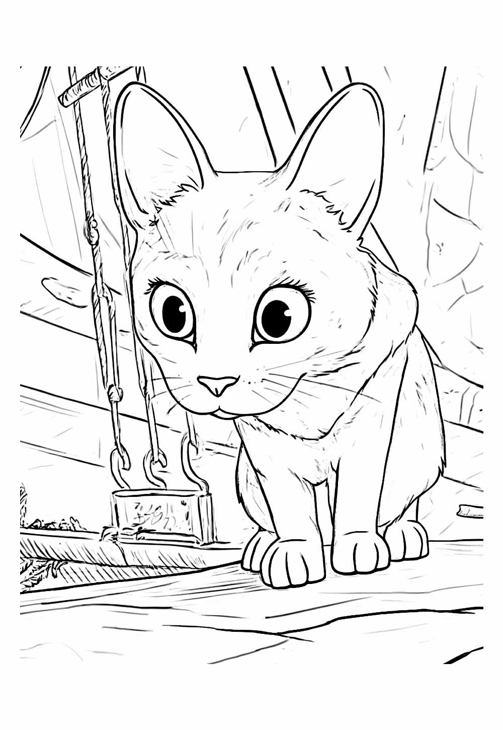 Flow para imprimir - Desenho para colorir