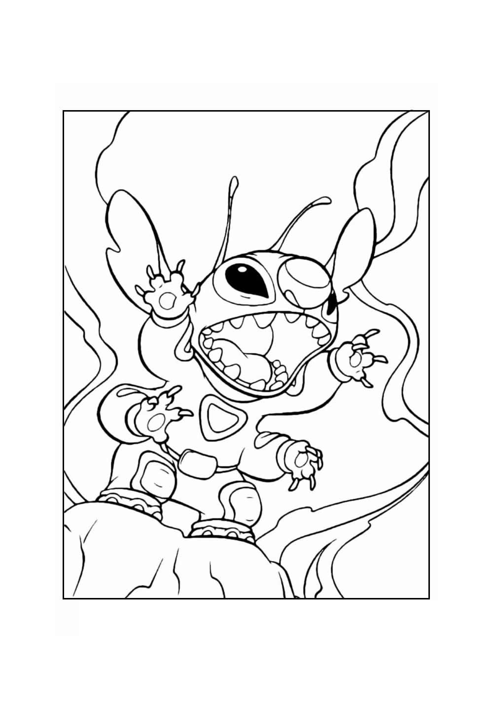 Desenhos de Stitch para colorir