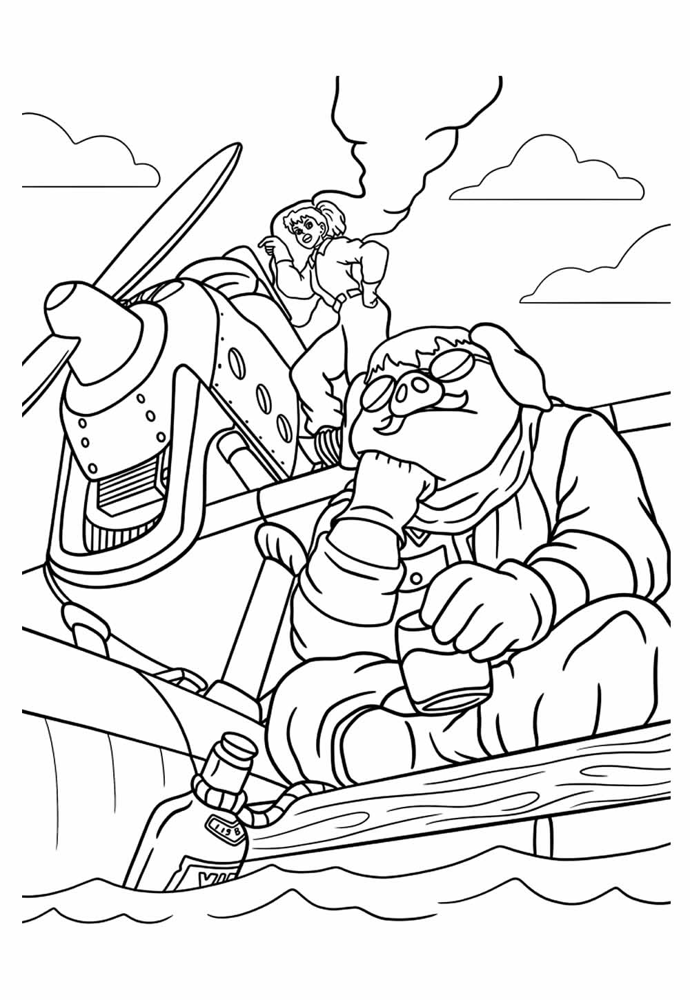 Desenhos ds Studio Ghibli para colorir