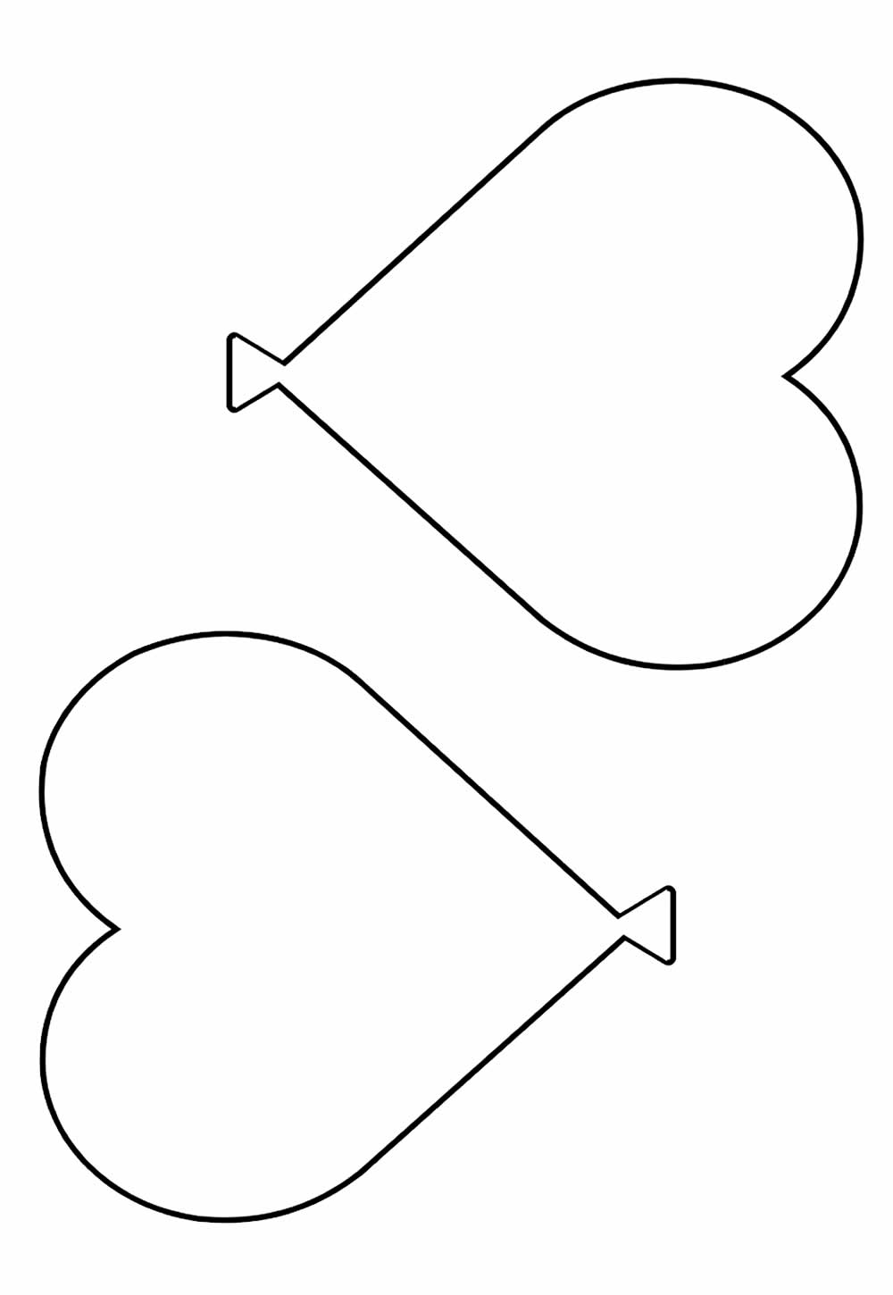 Moldes de Balões de Coração