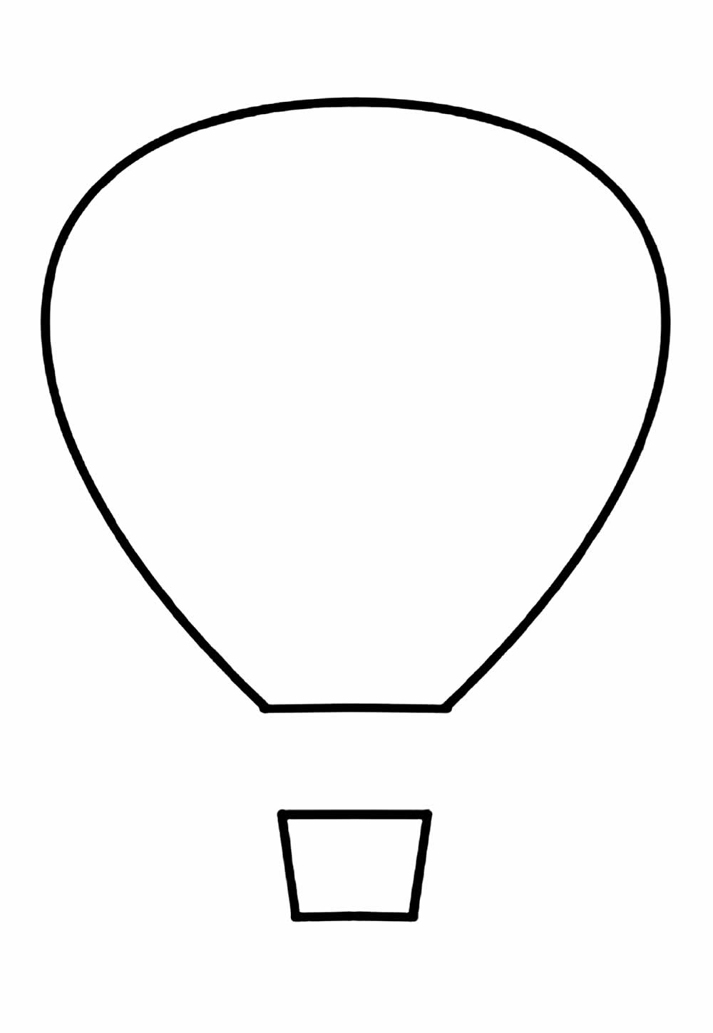 Moldes de Balão para imprimir