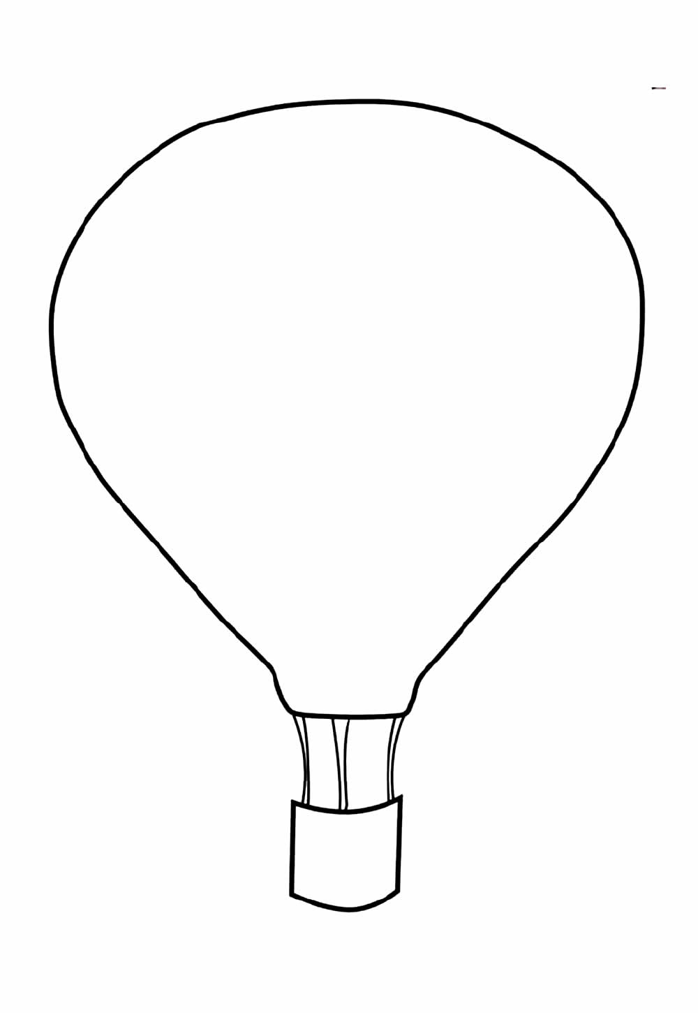 Molde de Balão para imprimir