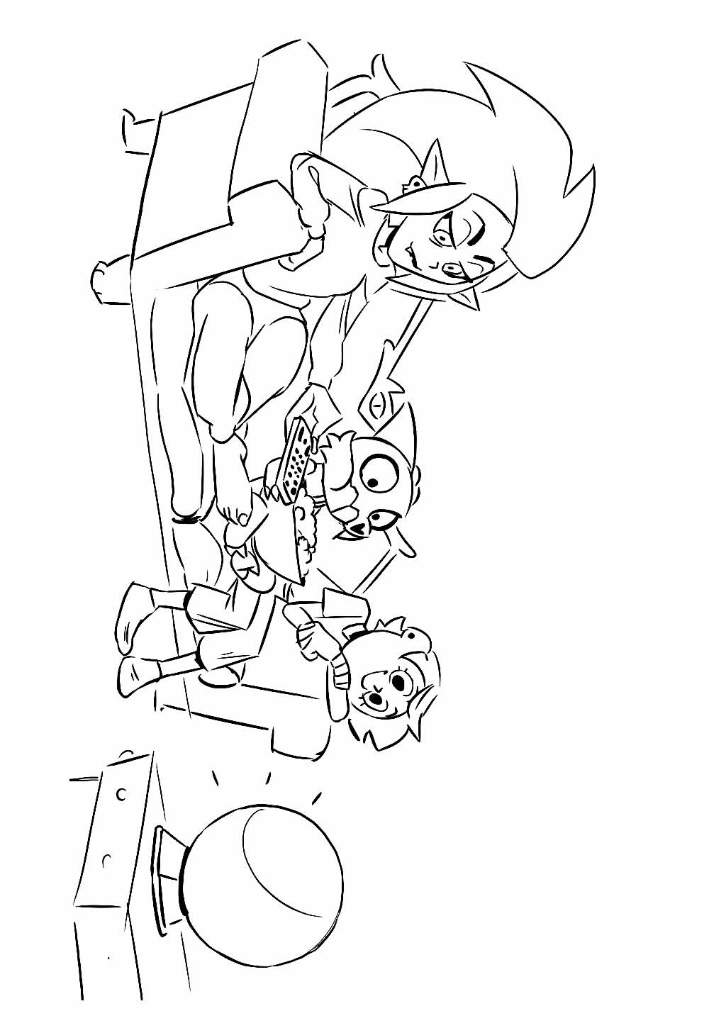 Desenho para pintar
