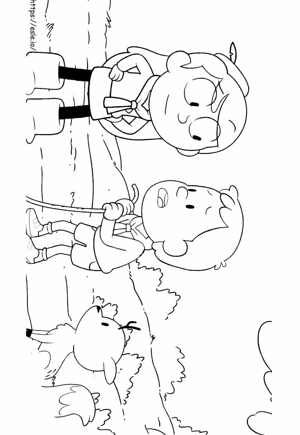 Desenho de Hilda para colorir