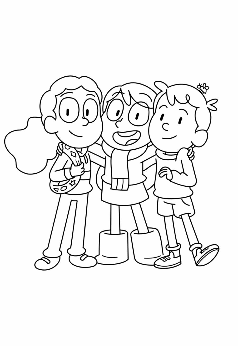 Desenho de Hilda para imprimir