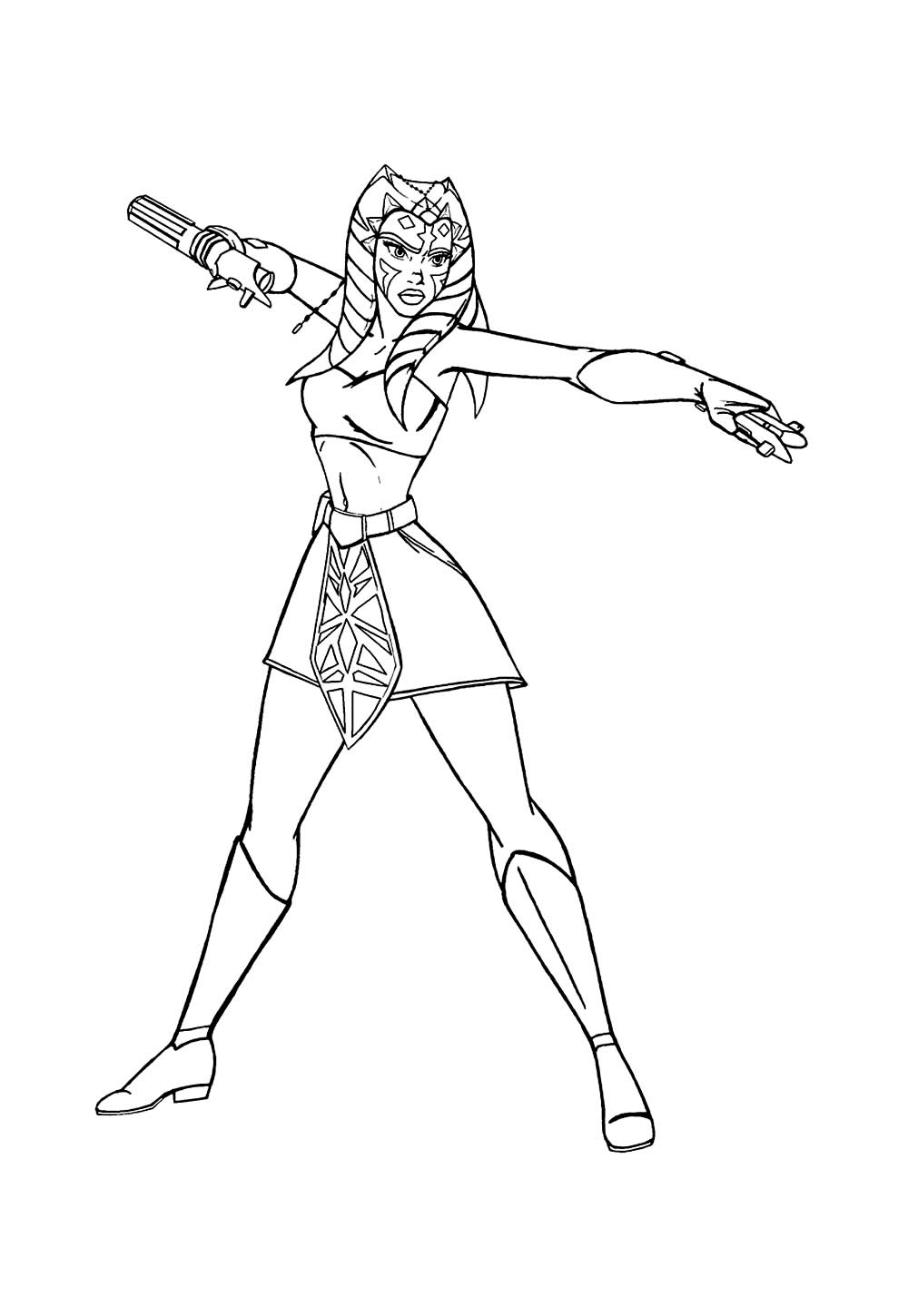 Desenho de Jedi para colorir