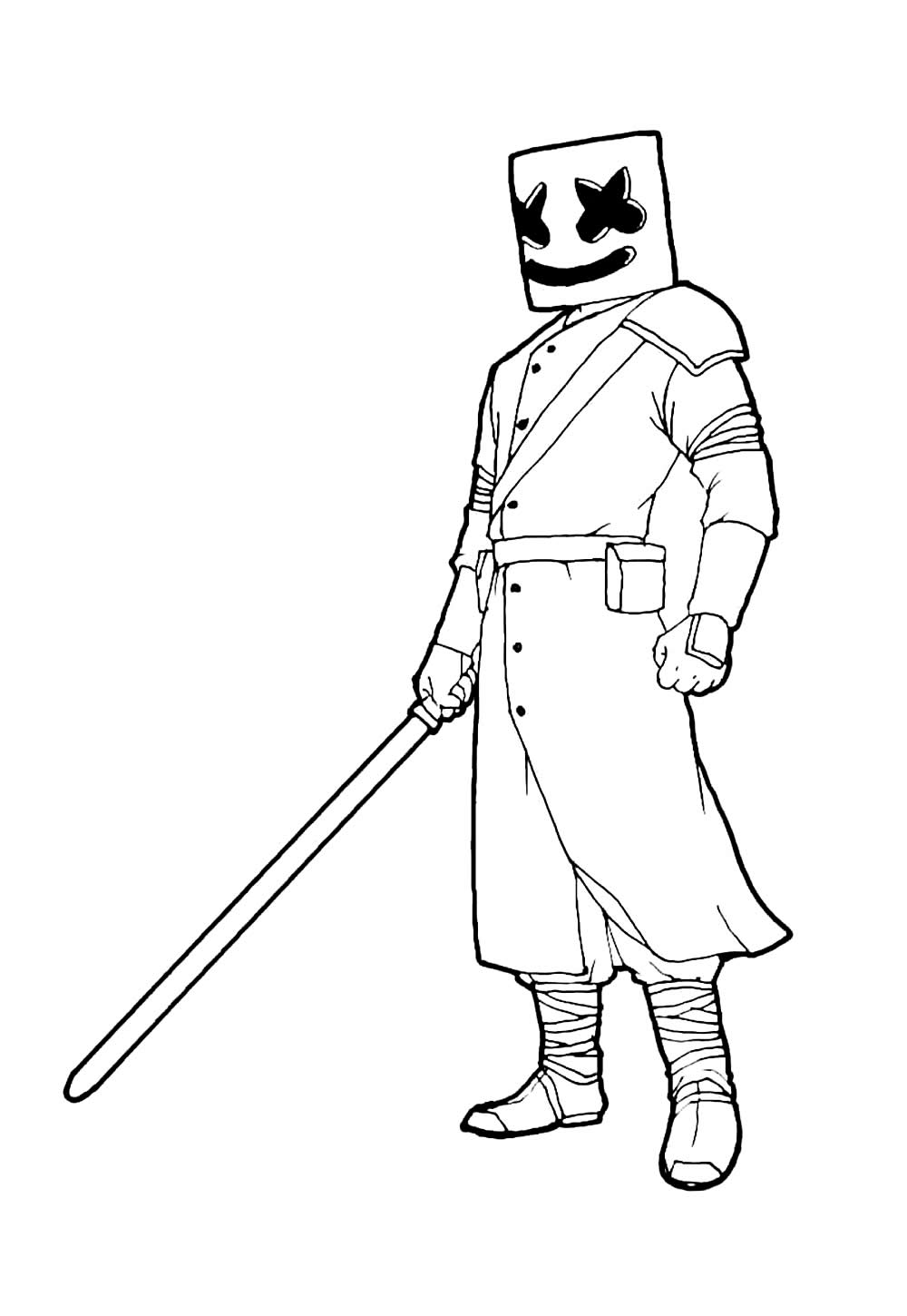 Desenho Jedi Fortnite