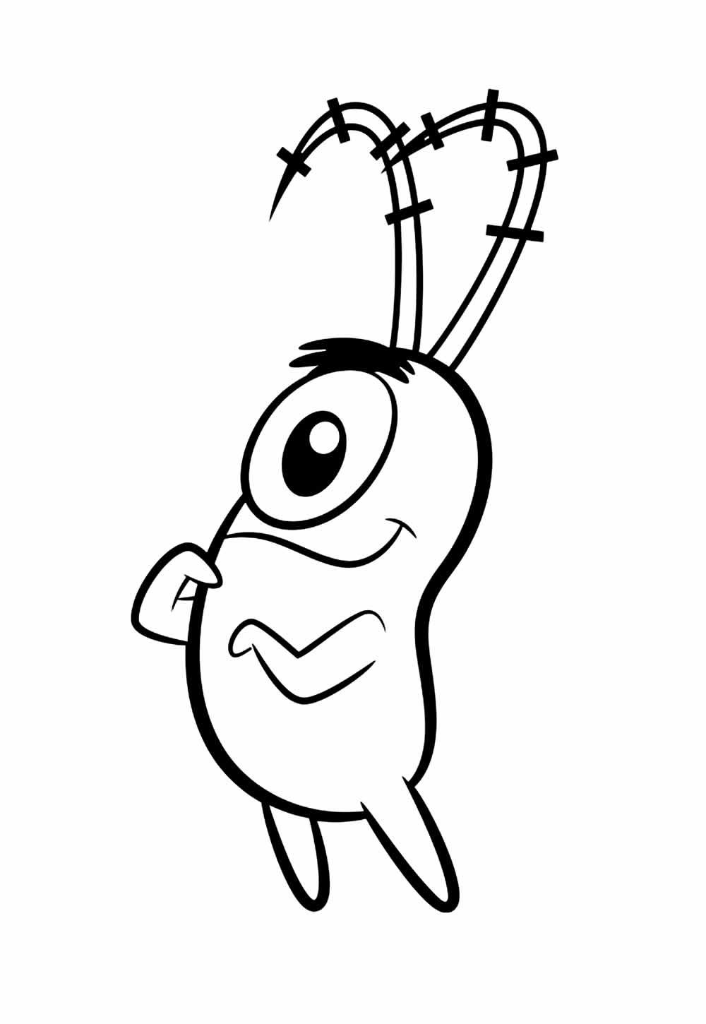 Desenhos de Plankton para colorir
