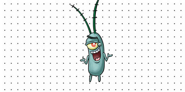 Desenhos de Plankton: O Filme para pintar