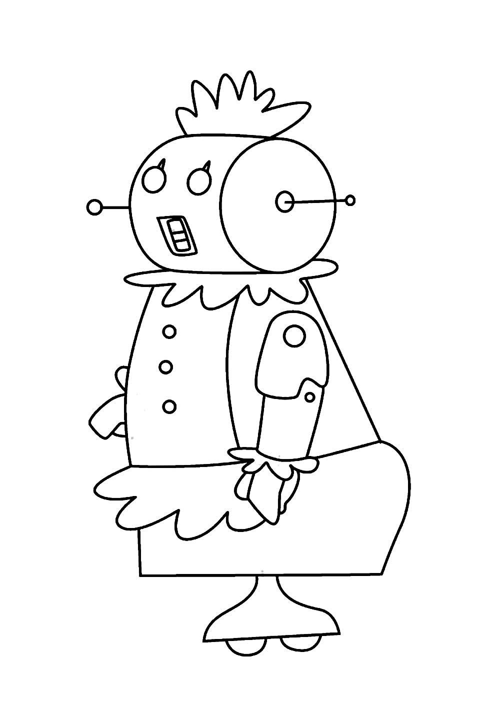 Desenho dos Jetsons para pintar