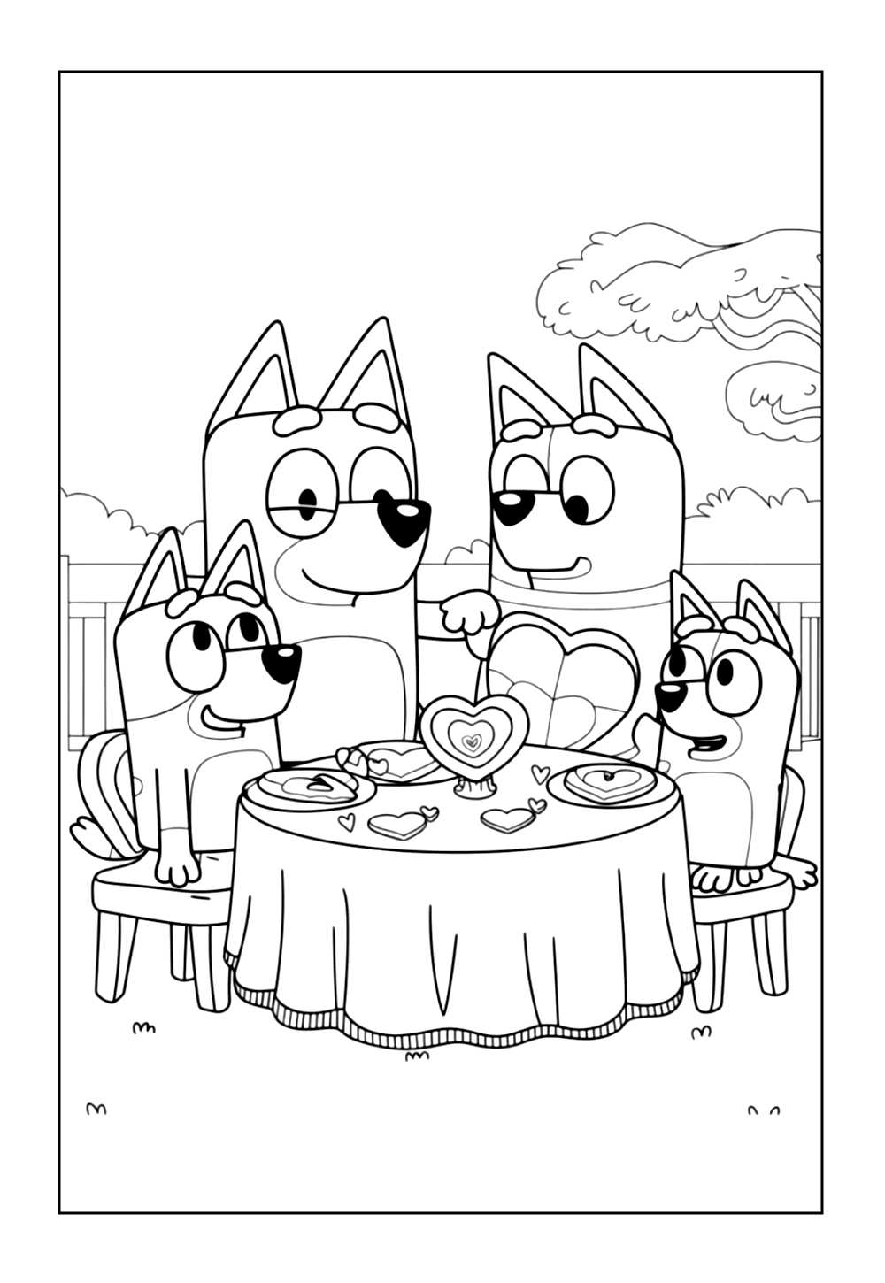 Desenho de Bluey