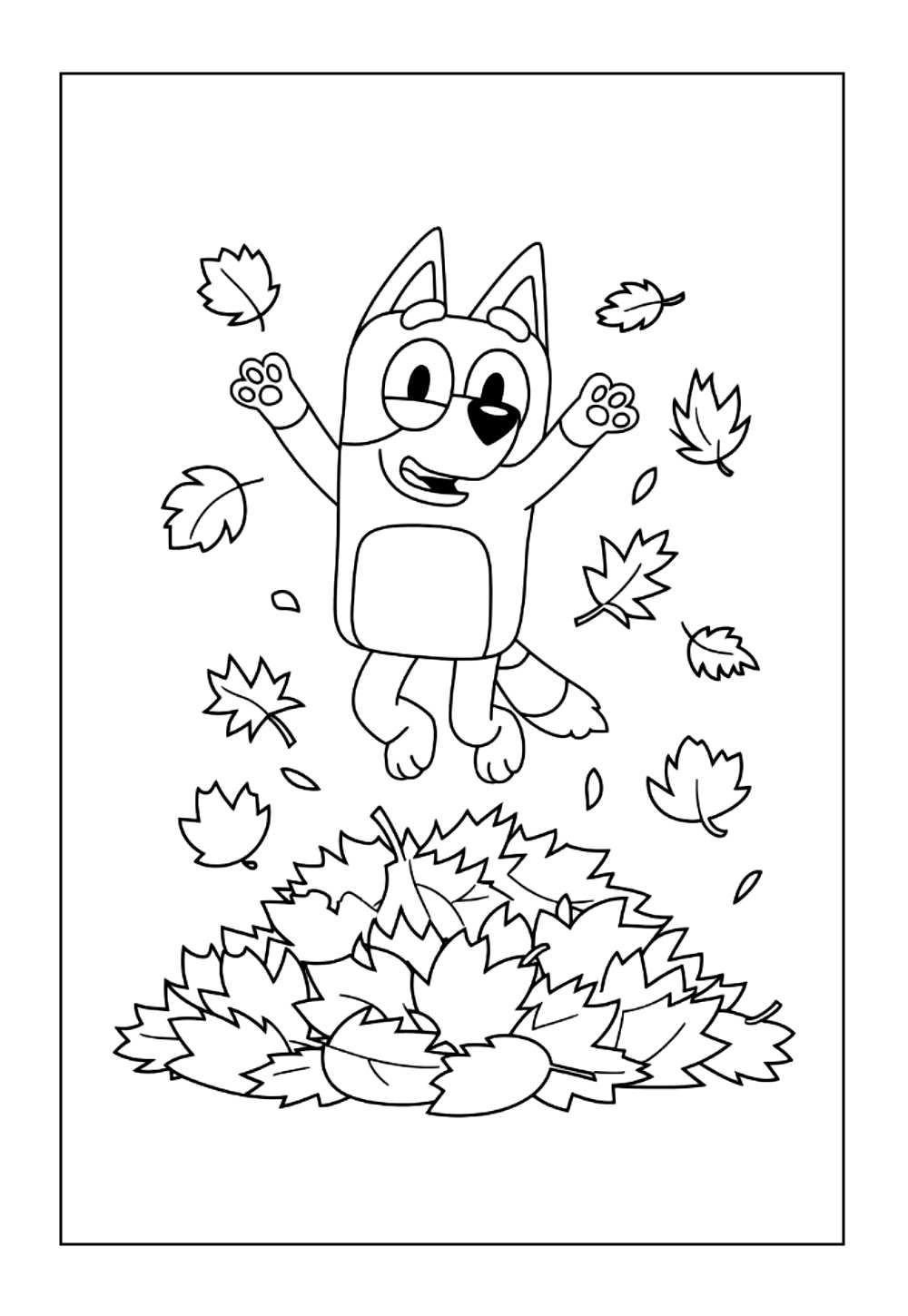 Bluey para Colorir
