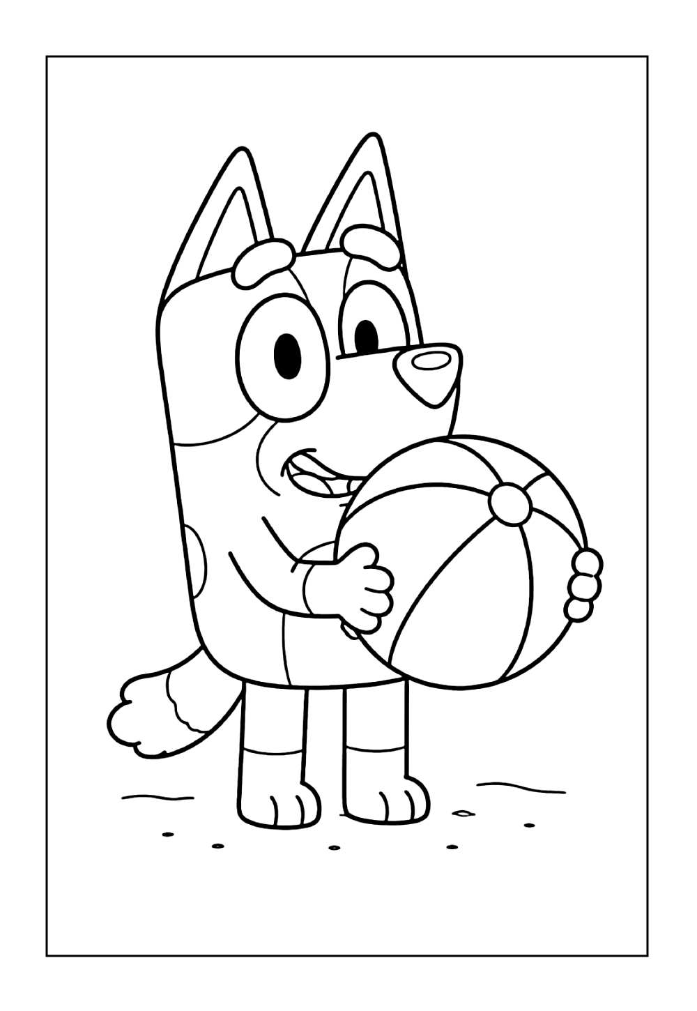 Desenho Bluey Colorir