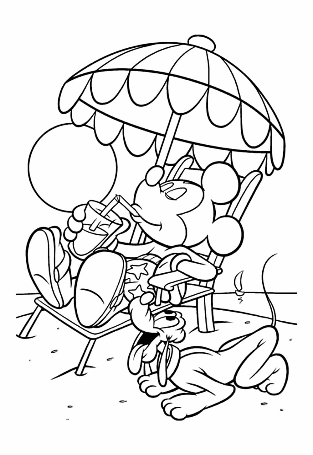 A Casa do Mickey Mouse para colorir