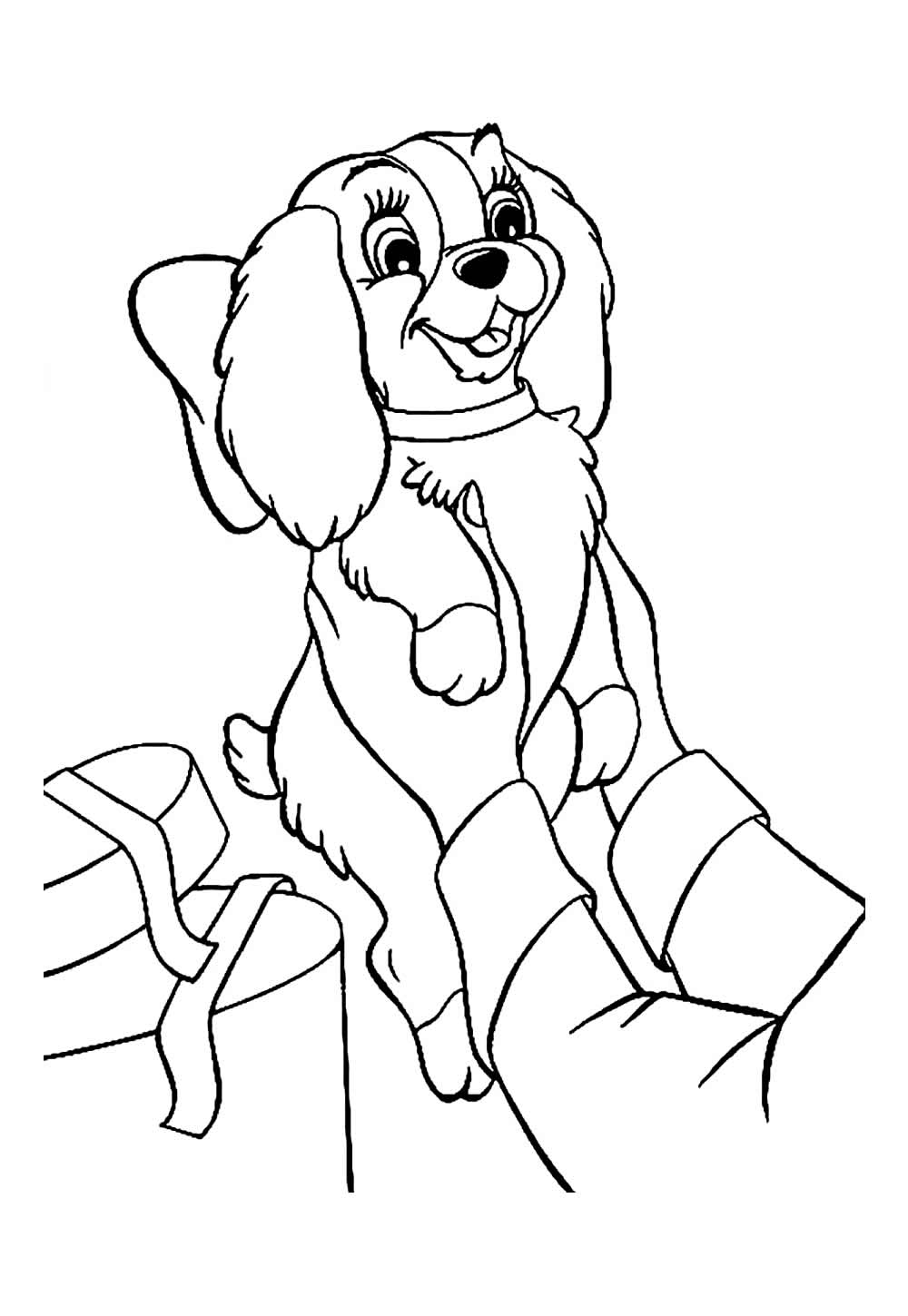 A Dama e o Vagabundo - Desenho