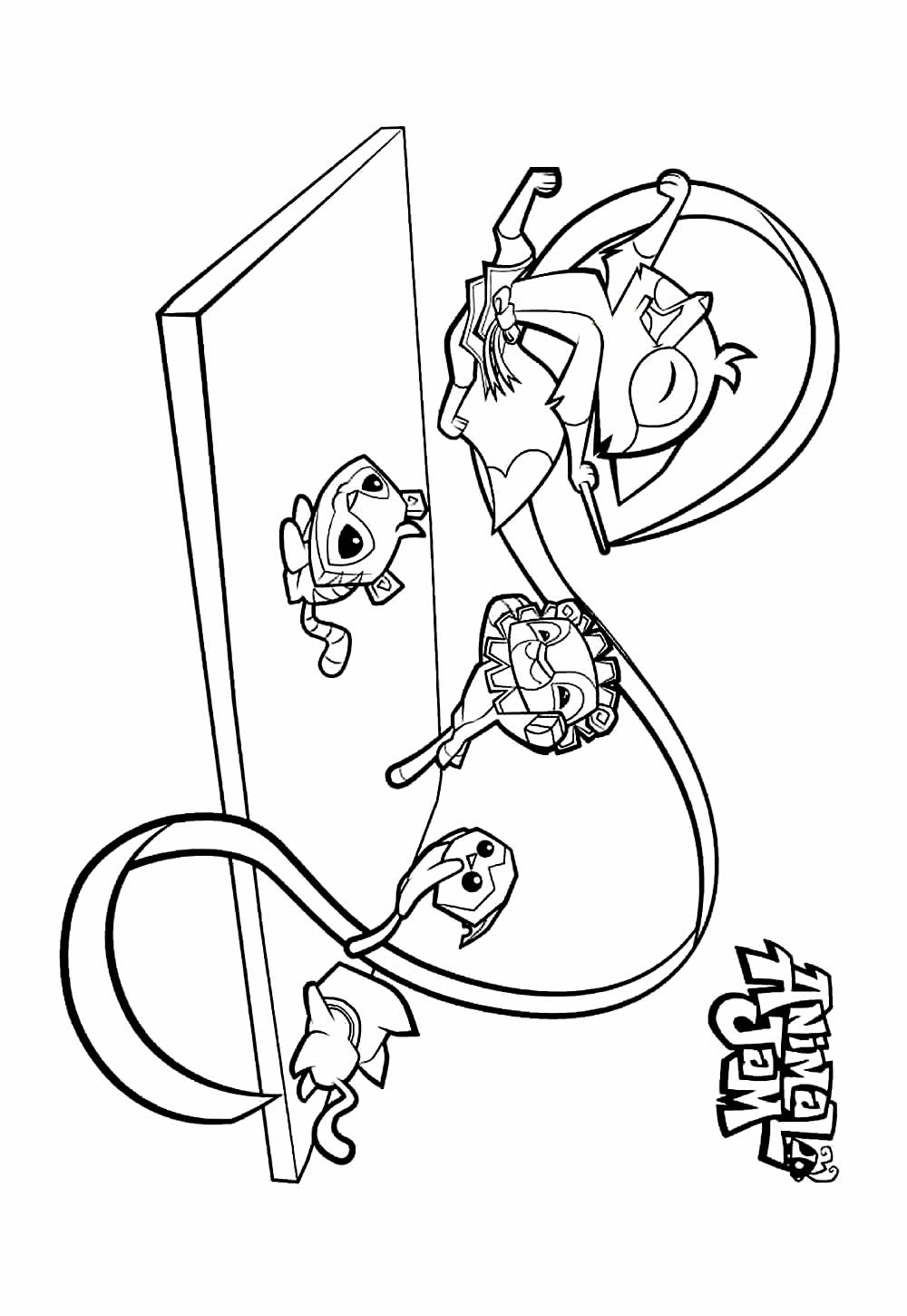 Desenhos de Animal Jam para pintar