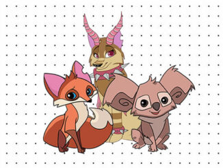 Desenhos de Animal Jam para colorir