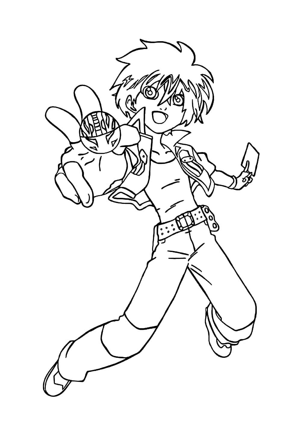 Desenho de Bakugan para colorir