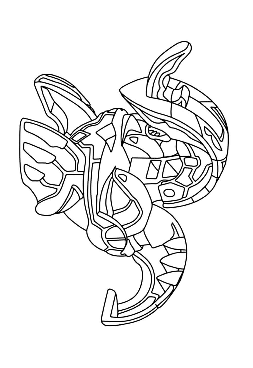 Bakugan para colorir e piintar