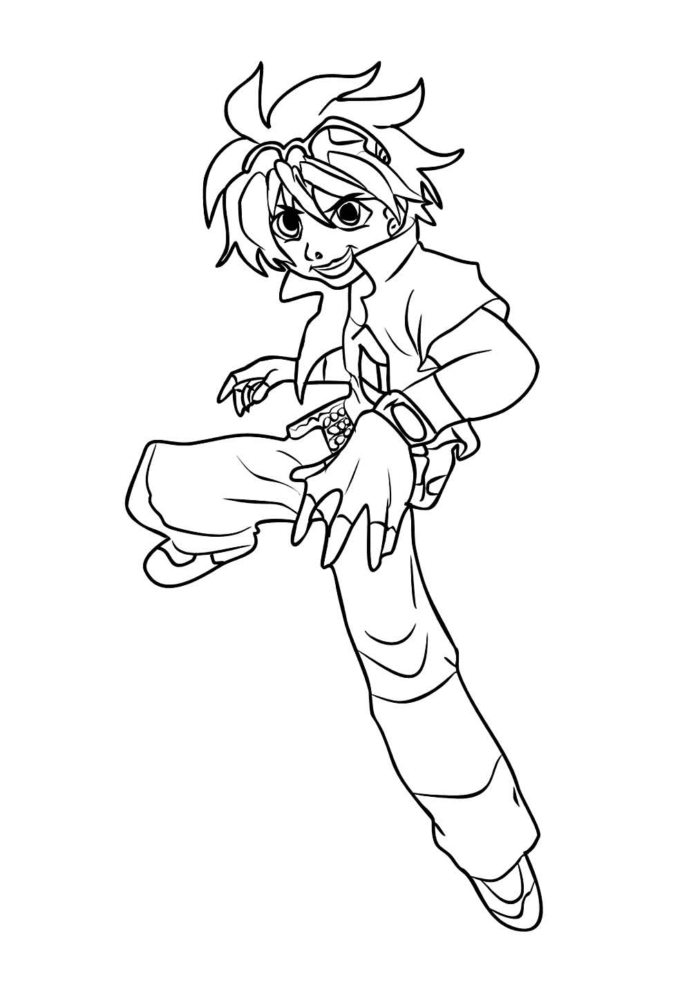 Desenhos de Bakugan para pintar