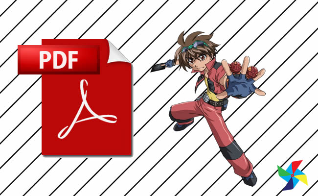 Desenhos de Bakugan em PDF