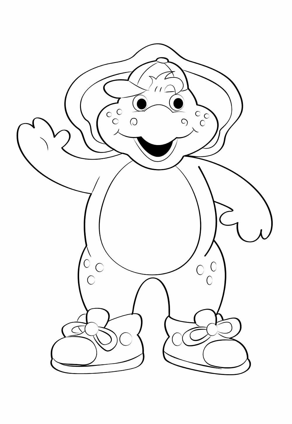 Desenho de Barney e Seus Amigos