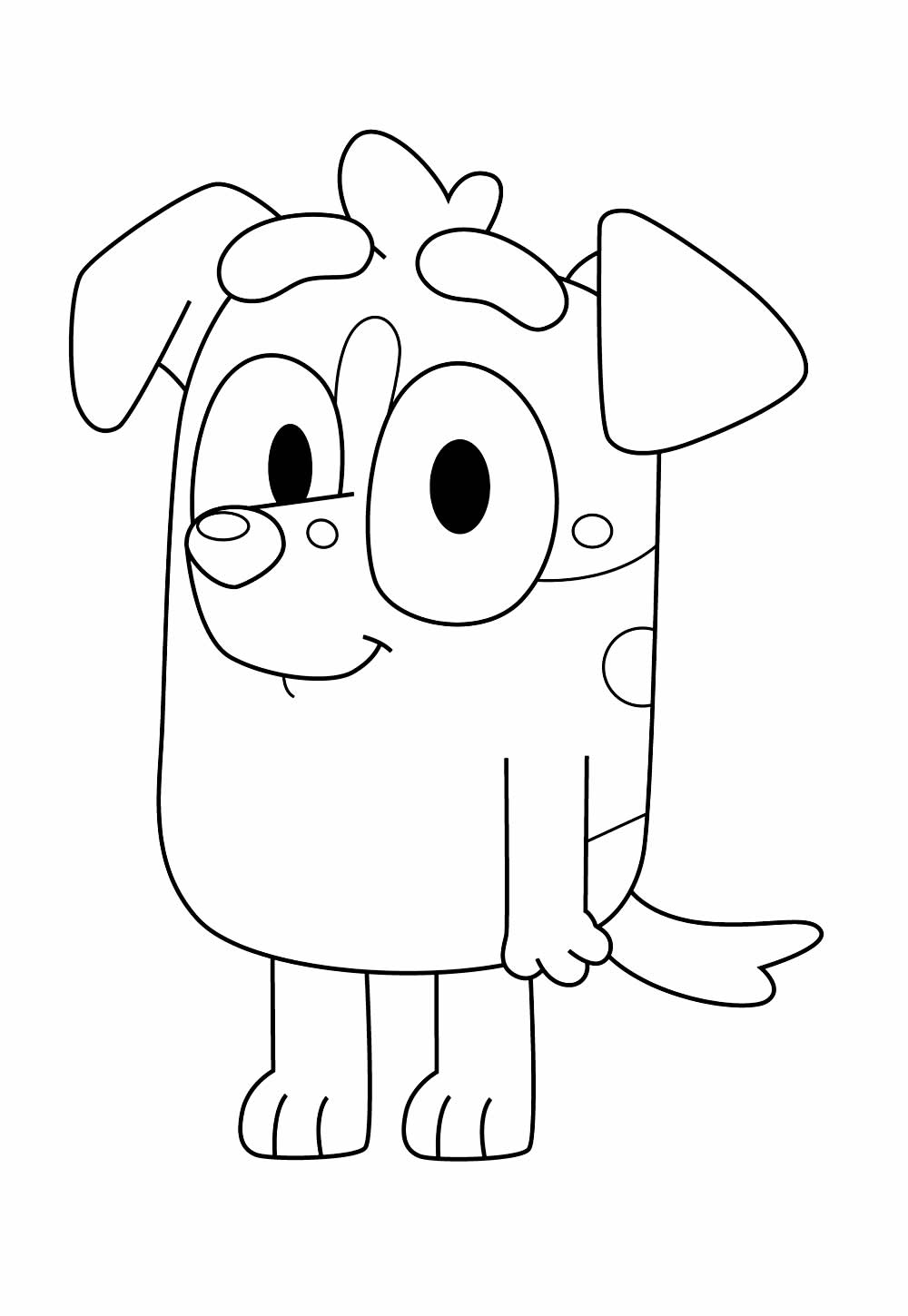 Bluey para pintar