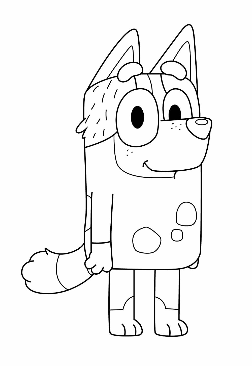 Desenho de Bluey para colorir