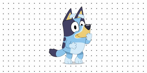 Desenhos de Bluey para pintar