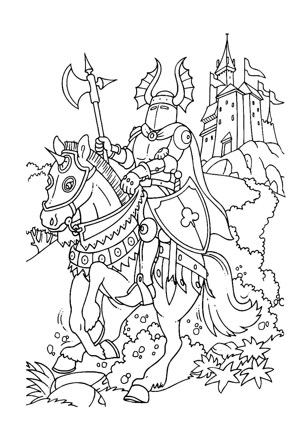 Desenho Caverna do Dragão Colorir