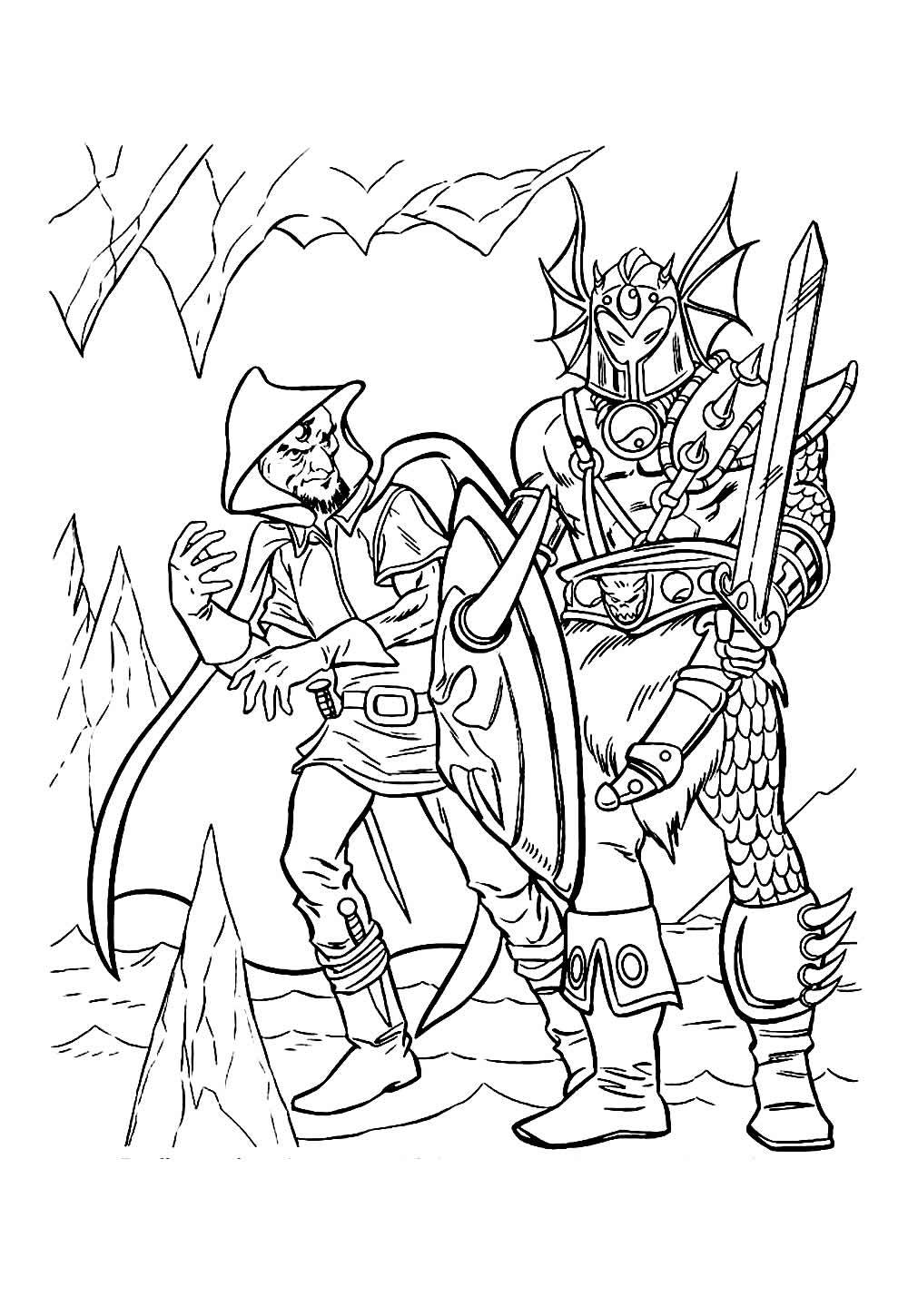 Desenho Caverna do Dragão