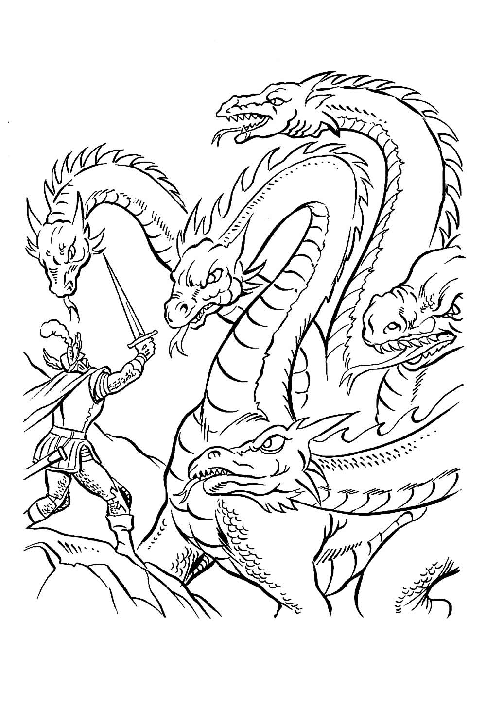 Desenhos Caverna do Dragão Colorir