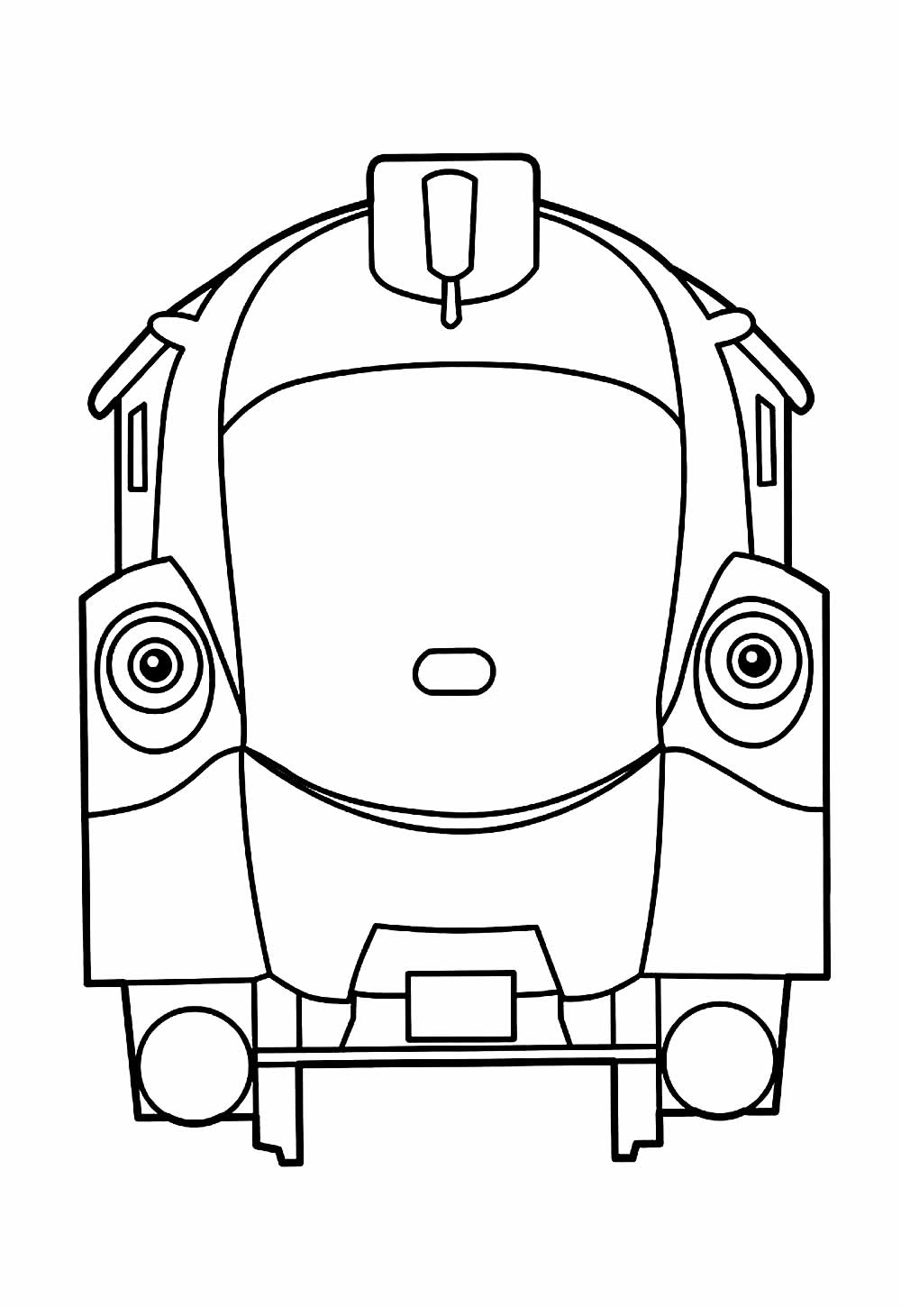 Desenho de Chuggington para imprimir e pintar