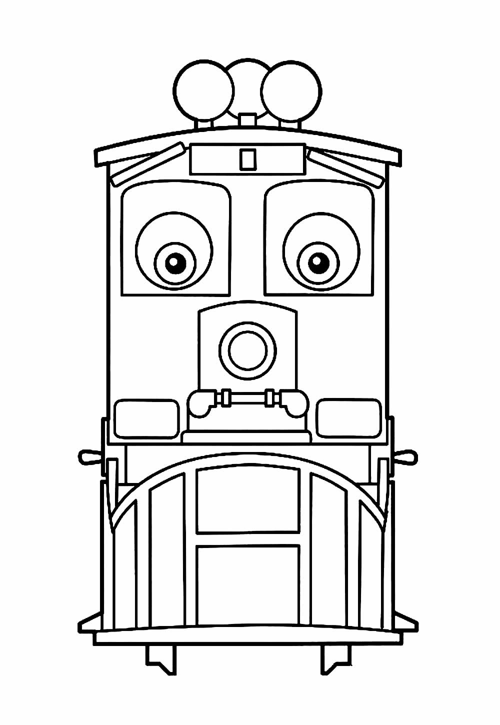 Chuggington para imprimir e colorir