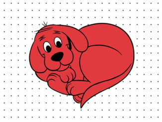 Desenhos de Clifford para colorir