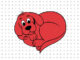 Desenhos de Clifford para colorir