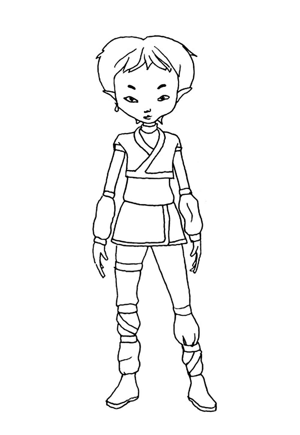 Code Lyoko para colorir