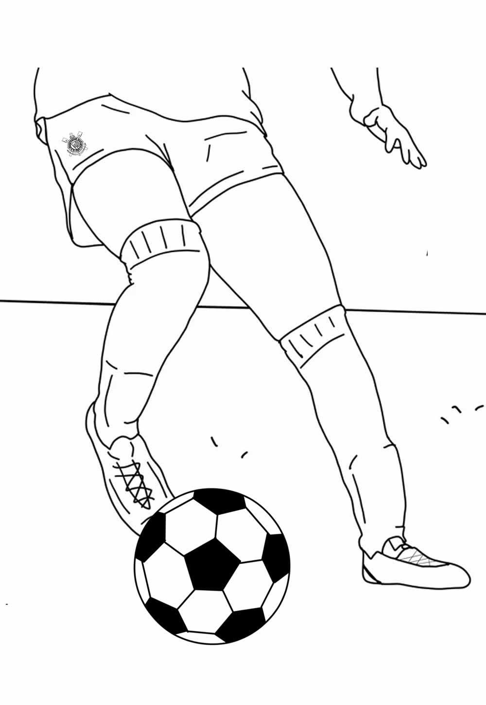 Desenho para pintar de Corinthians