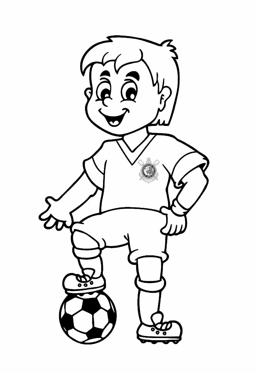 Desenho Corinthians Colorir