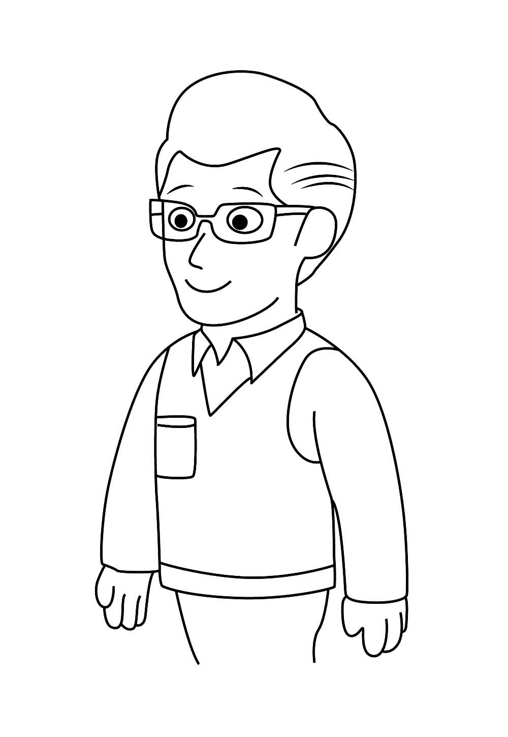 Daniel Tigre para colorir