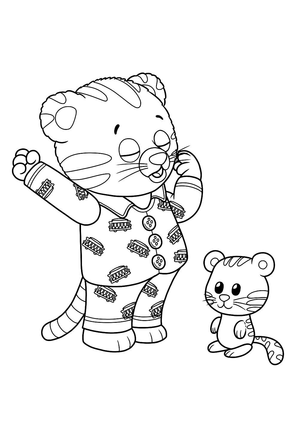 Desenhos Daniel Tigre Colorir
