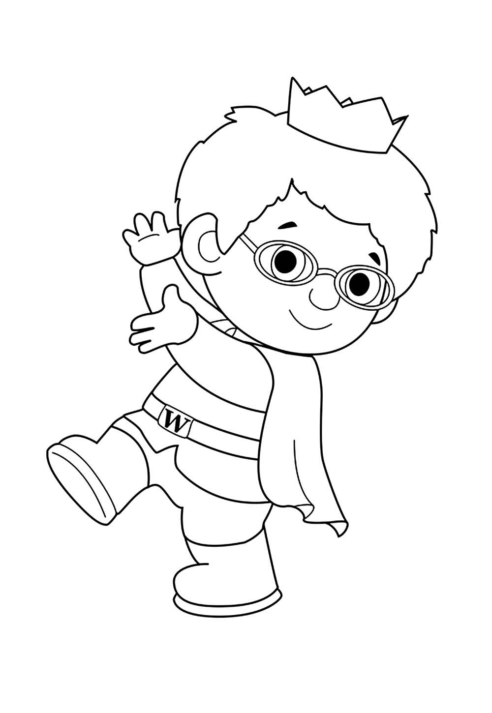 Desenho de Daniel Tigre para imprimir