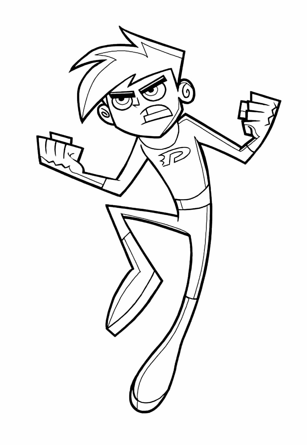Danny Phantom para colorir