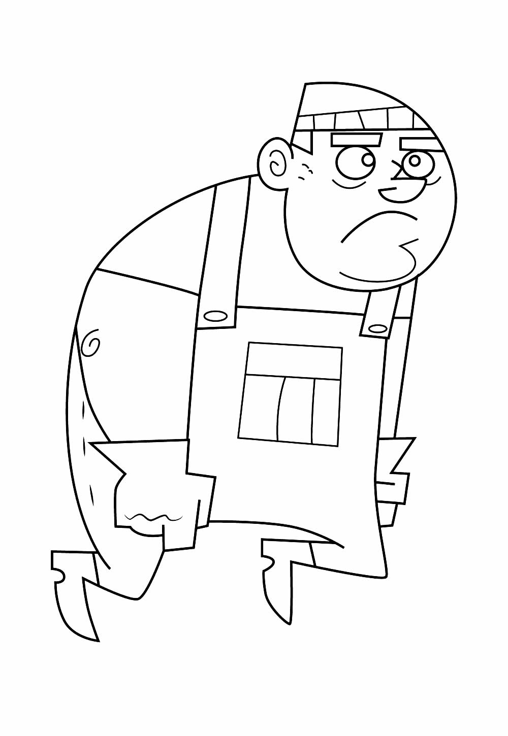 Desenho de Danny Phantom para pintar