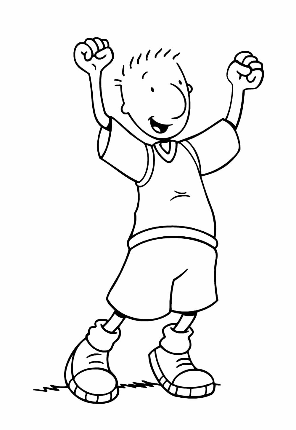 Desenho de Doug para colorir