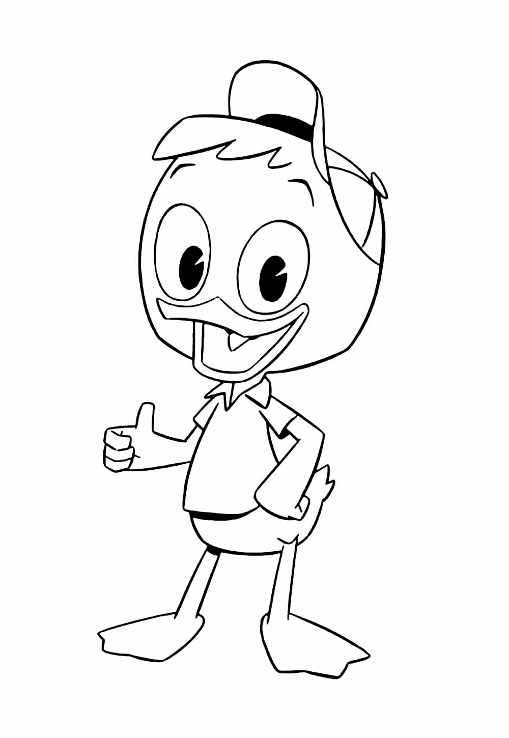 Desenho de DuckTales para colorir