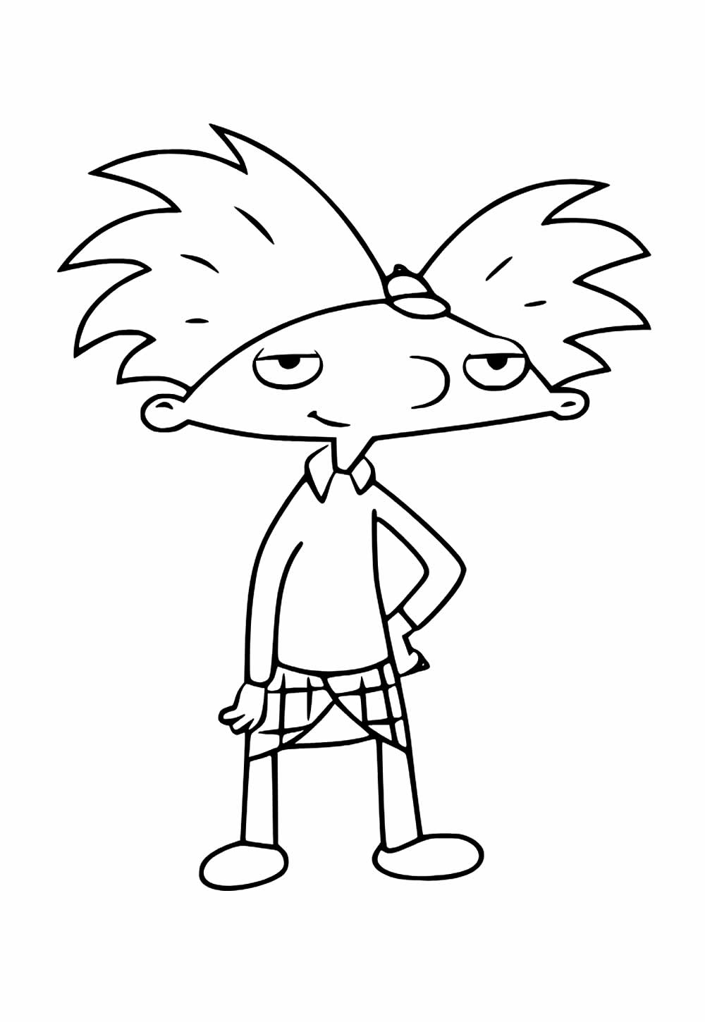 Desenho de Ei Arnold! para colorir
